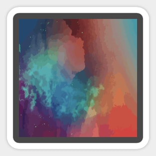 Abstract Galaxy Sticker